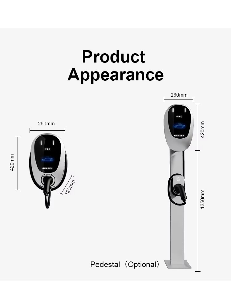 Home Ev Charger - 가정용 전기차 충전기, 7kW, 22kW, 32A,