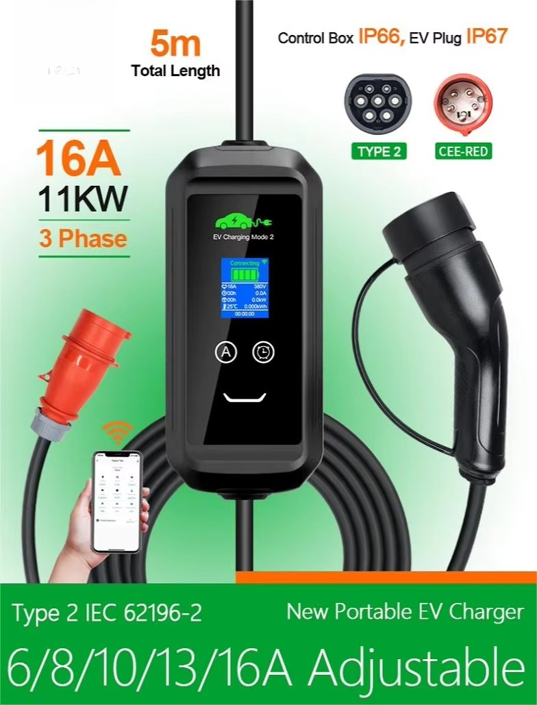 맞춤형 미국 AC 휴대용 전기차 충전기 J1772 플러 - Portable Ev Charger 리뷰 및 가격