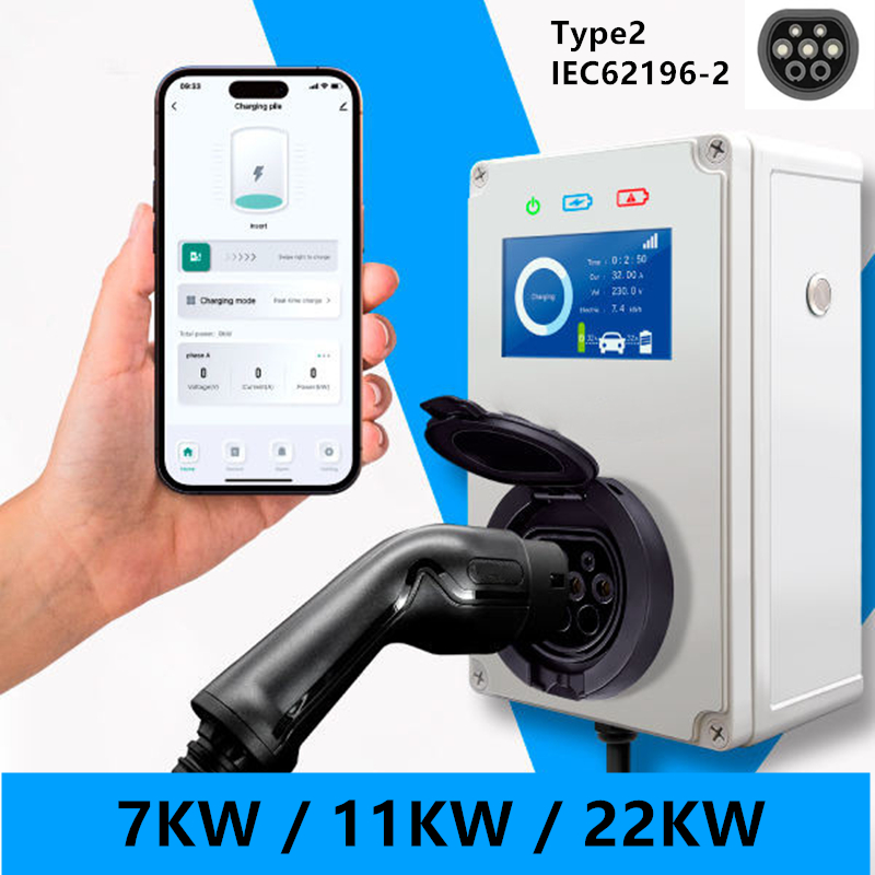 타입 2 EV 충전기 32A 7KW 충전소 IEC621 - Wallbox Ev 리뷰 및 가격