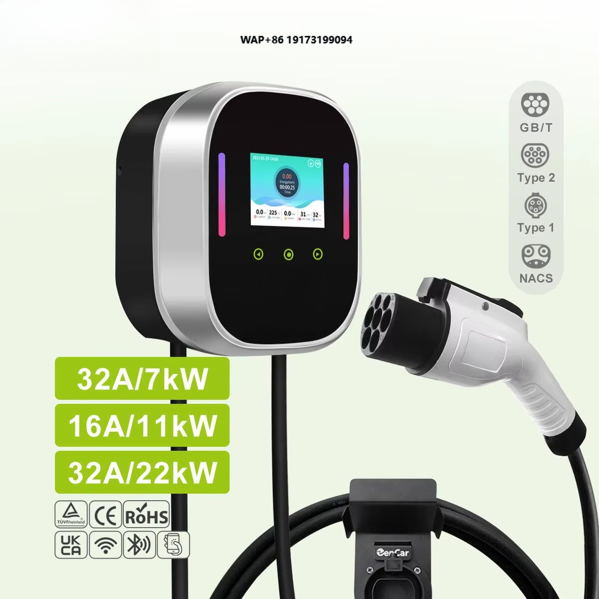 스마트 EV 충전기 월박스 22kW 11kW 7kW A - Home Ev Charger 리뷰 및 가격