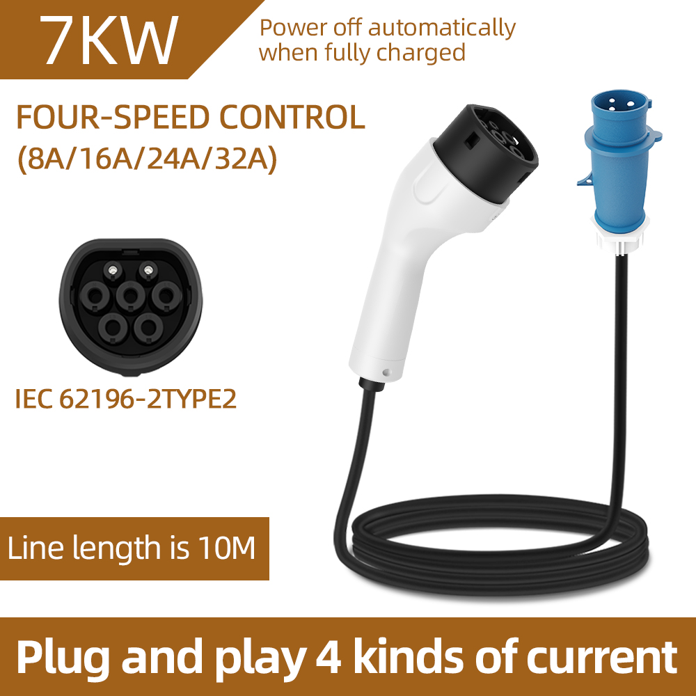 전기 자동차용 7KW 32A EV 휴대용 충전기 3M  - Ev Charger Adapter 리뷰 및 가격
